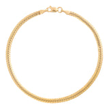 14k Gold | Herringbone Bracelet