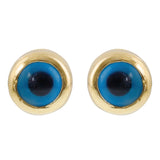 14k Gold | Evil Eye Stud Earrings