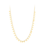 14k Gold | Coin Sequin Necklace