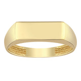 14k Gold | Wide Band Engravable Ring