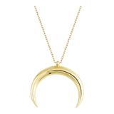 14k Gold | Crescent Moon Necklace