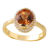 14k Gold | Diaspore Gemstone Round Ring