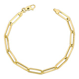 14k Gold | Paperclip Chain Bracelet