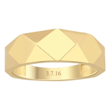 14k Gold | Faceted Chunky Ring