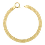 14k Gold | Bismarck Mesh Chain Bracelet with Sailor Lock