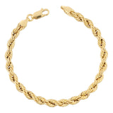 14k Gold | Rope Chain Bracelet