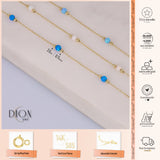 14k Gold | Light Blue Opal Bracelet