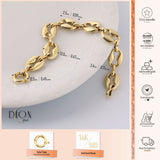 14k Gold | Coffee Bean Chain Bracelet