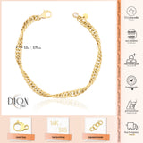 14k Gold | Swirl Chain Bracelet