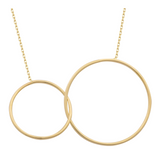 14k Gold | Interlocking Circles Necklace