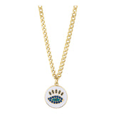 14k Gold | Chain Evil Eye Necklace