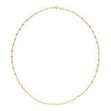 14k Gold | Boomerang Sequin Chain Necklace