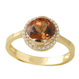 14k Gold | Diaspore Gemstone Round Ring