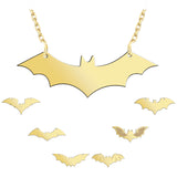 14k Gold | Halloween Bat Necklace